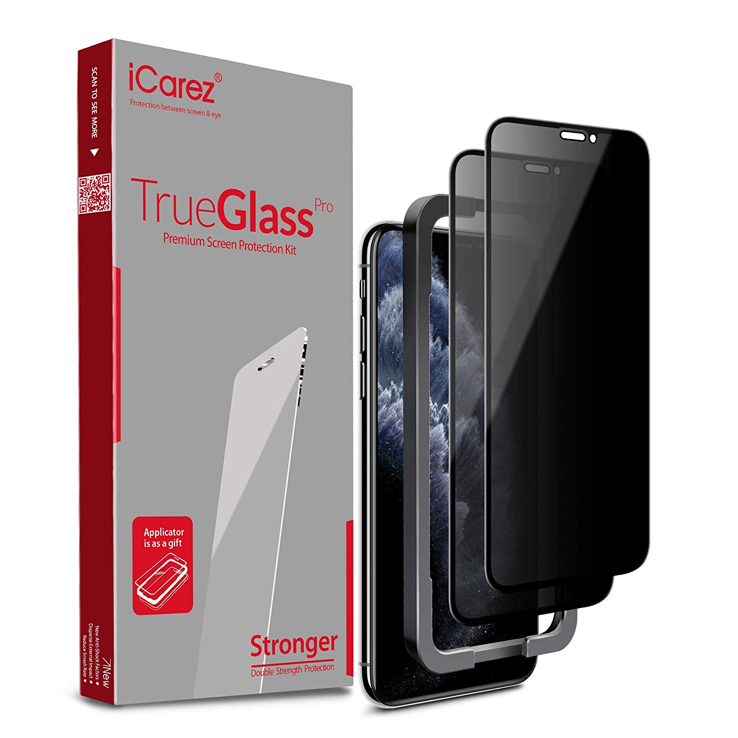 iPhone 11 Pro Full Coverage Privacy Tempered Glass