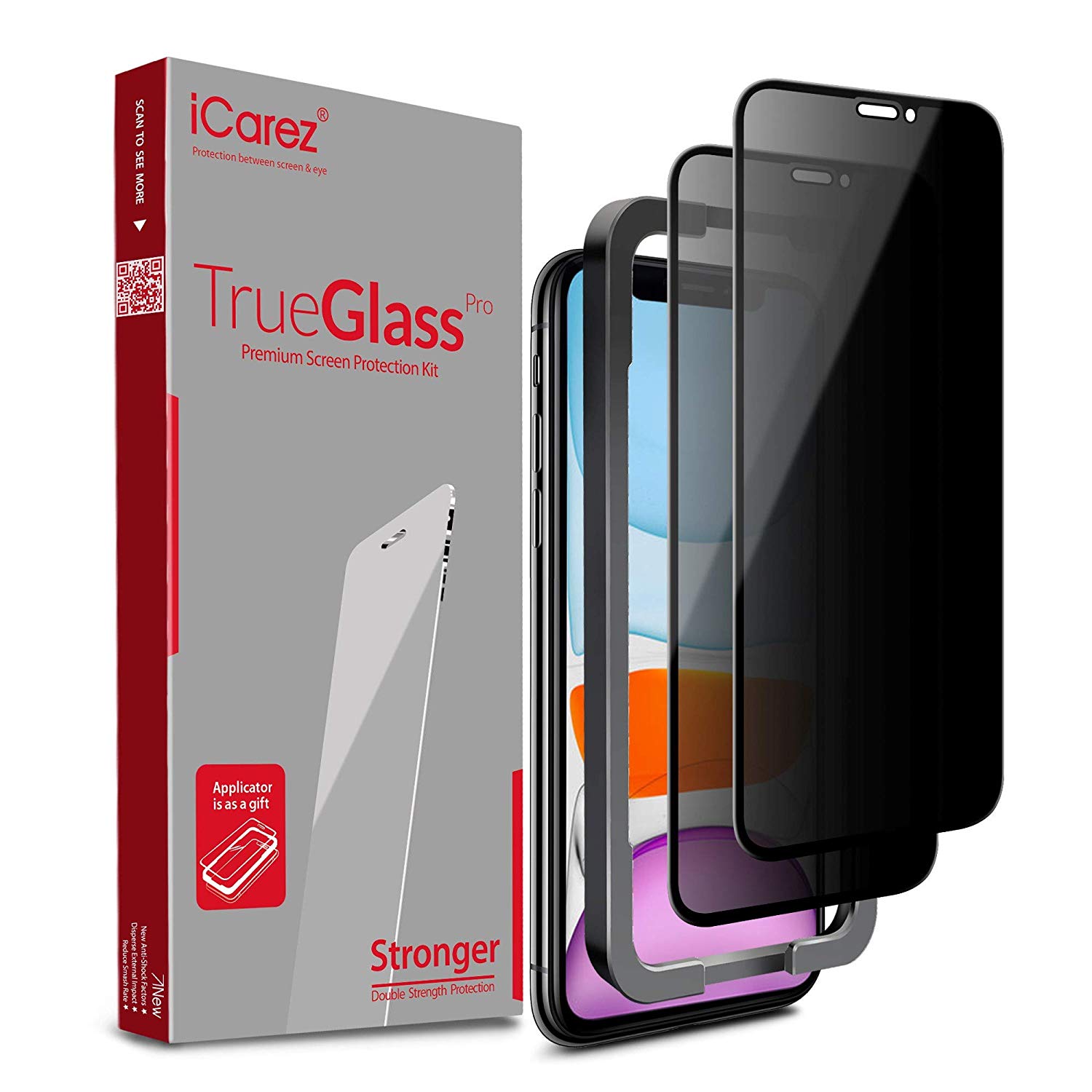 iPhone 11 Full Coverage Privacy Tempered Glass